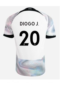Liverpool Diogo Jota #20 Voetbaltruitje Uit tenue 2022-23 Korte Mouw